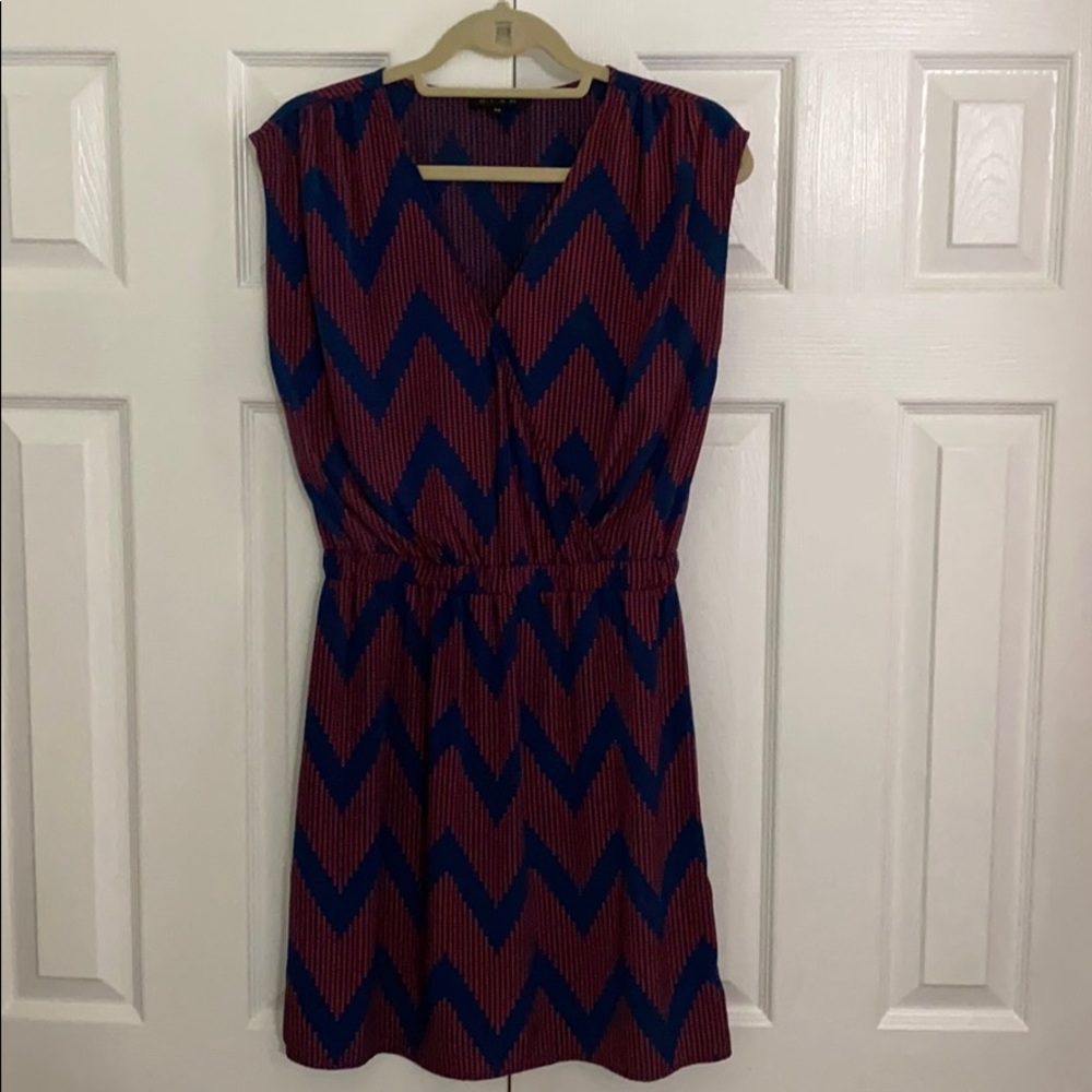 Chevron print dress